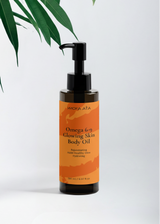 Mora Ata Omega 6-9 Glowing Skin Body Oil bottle on a white background