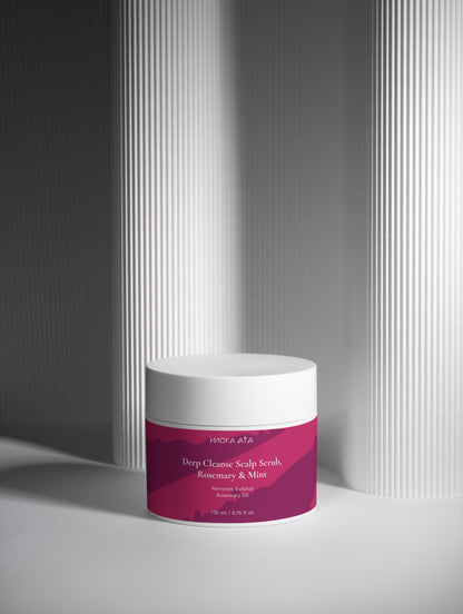 Deep Cleanse Scalp Scrub, Rosemary & Mint